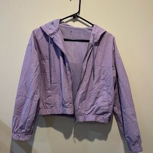 F21 Lavender Windbreaker Jacket